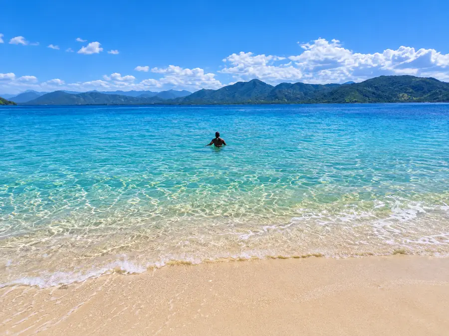 Île à Rat, swimming